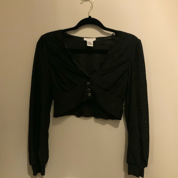 Black Kirious Los Angeles Long Sleeve Blouse - Picture 8 of 8